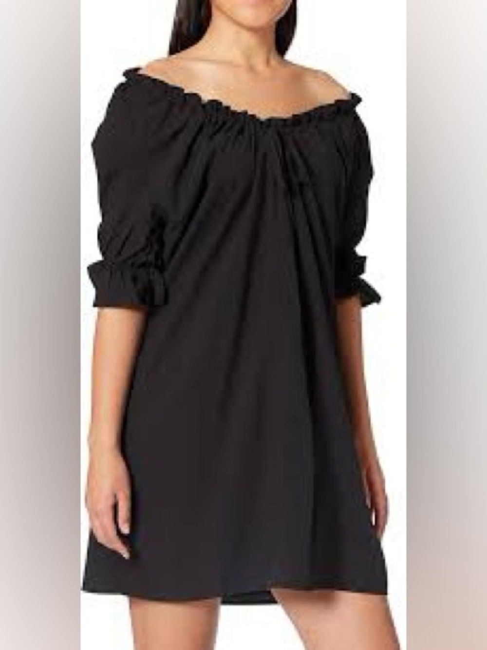 2 for 10$ ☀️ off shoulder smock dress with bell sleeves